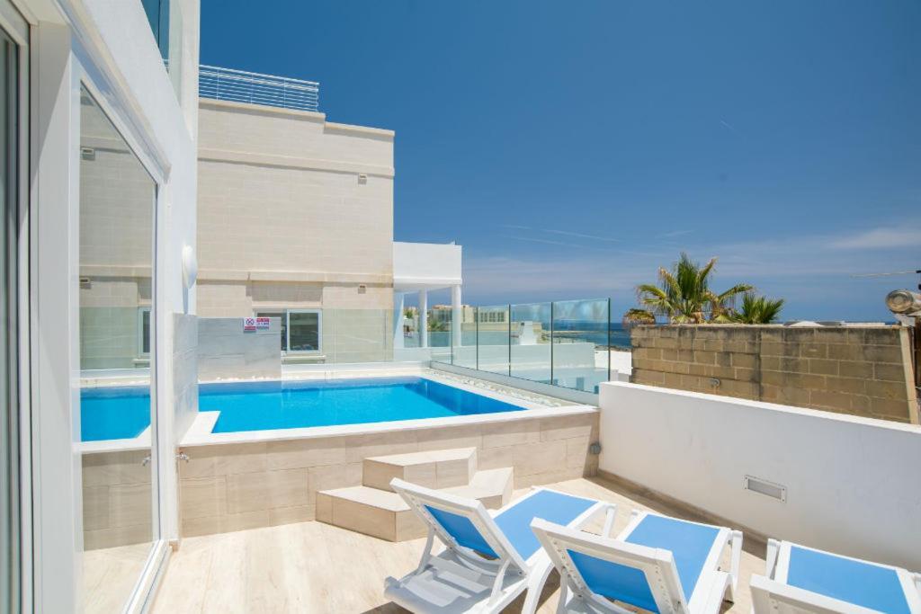 The Sea-Bank Villa Apartments Marsaskala Exterior foto