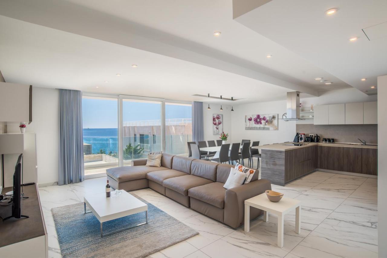 The Sea-Bank Villa Apartments Marsaskala Exterior foto
